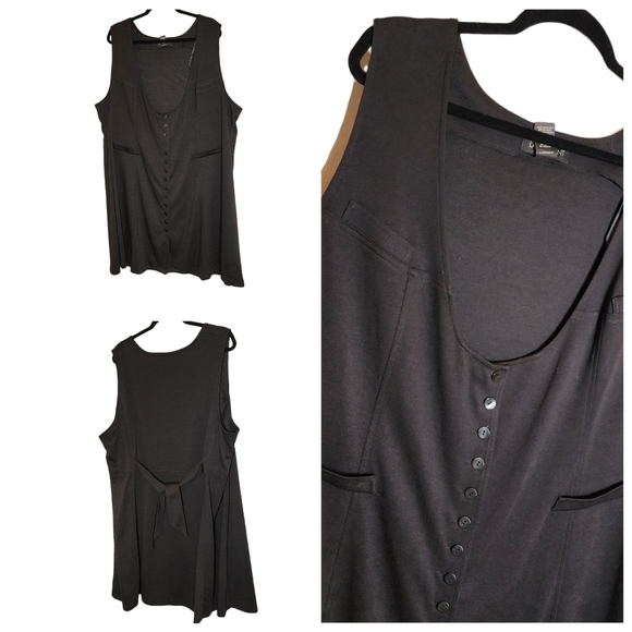 Lane Bryant ponte sleeveless tunic, mini dress - Picture 1 of 9